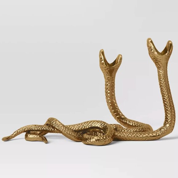 Threshold Double Snake Taper Candle Holder - Picture 1 of 7